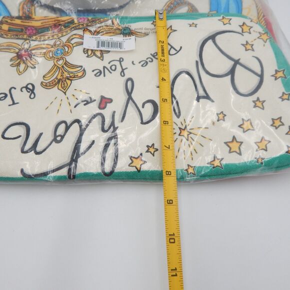Brighton Sparkle And Shine Tote Bag Canvas Tom Clancy Design Love Shopping NWT - Picture 14 of 14